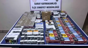 Tekirdağ’da Kaçak Tütün Operasyonu: 24 Bin Makaron Ele Geçirildi