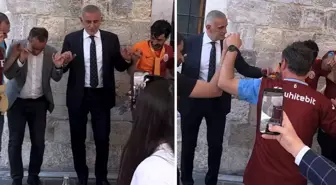 TFF Başkanı Hacıosmanoğlu'nun horon teptiği anlar