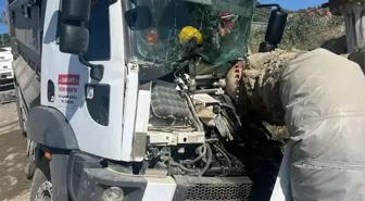 Jeotermal Enerji Tesisindeki Kazada Sürücü Yaralandı