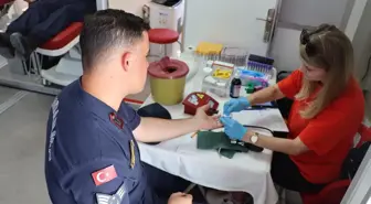 Kırklareli Jandarma Teşkilatı 186. Yıl Dönümünde Kan Bağışında Bulundu